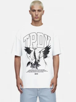 Trueprodigy Herren Oversize-Shirt - Yuki in weiß