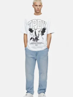 Trueprodigy Herren Oversize-Shirt - Yuki in weiß