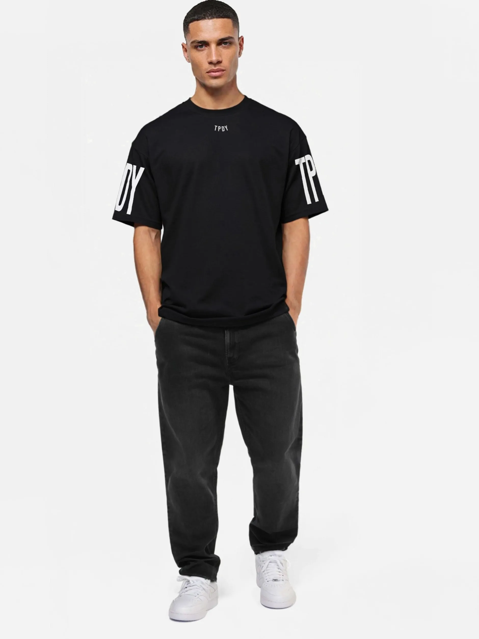 Trueprodigy Herren Oversize-Shirt - Viktor in schwarz
