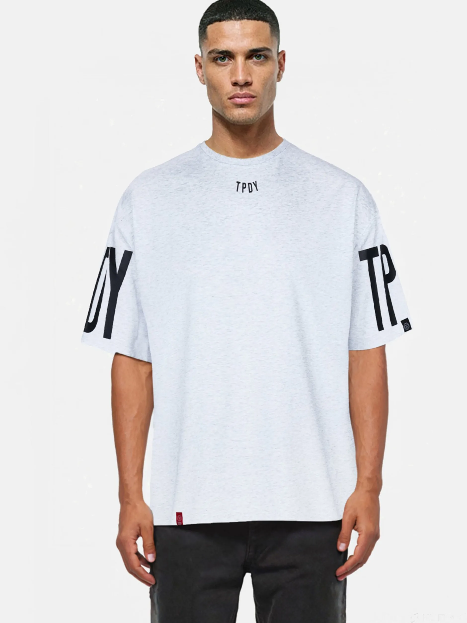Trueprodigy Herren Oversize-Shirt - Viktor in hellgrau