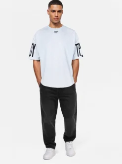 Trueprodigy Herren Oversize-Shirt - Viktor in hellgrau