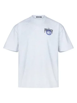 Trueprodigy Herren Oversize-Shirt - Hajin in hellgrau