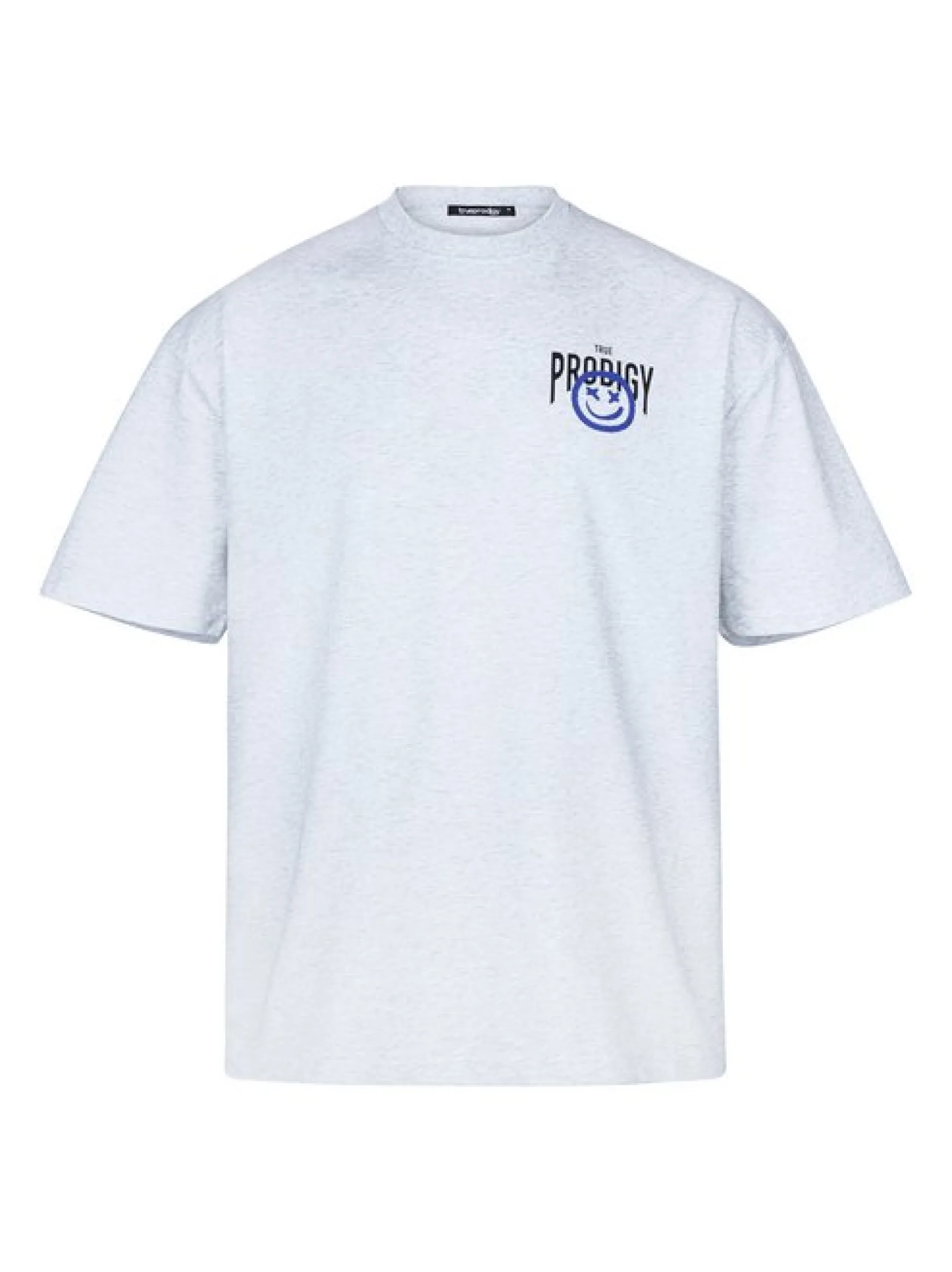 Trueprodigy Herren Oversize-Shirt - Hajin in hellgrau