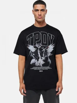 Trueprodigy Herren Oversize-Shirt - Yuki in schwarz