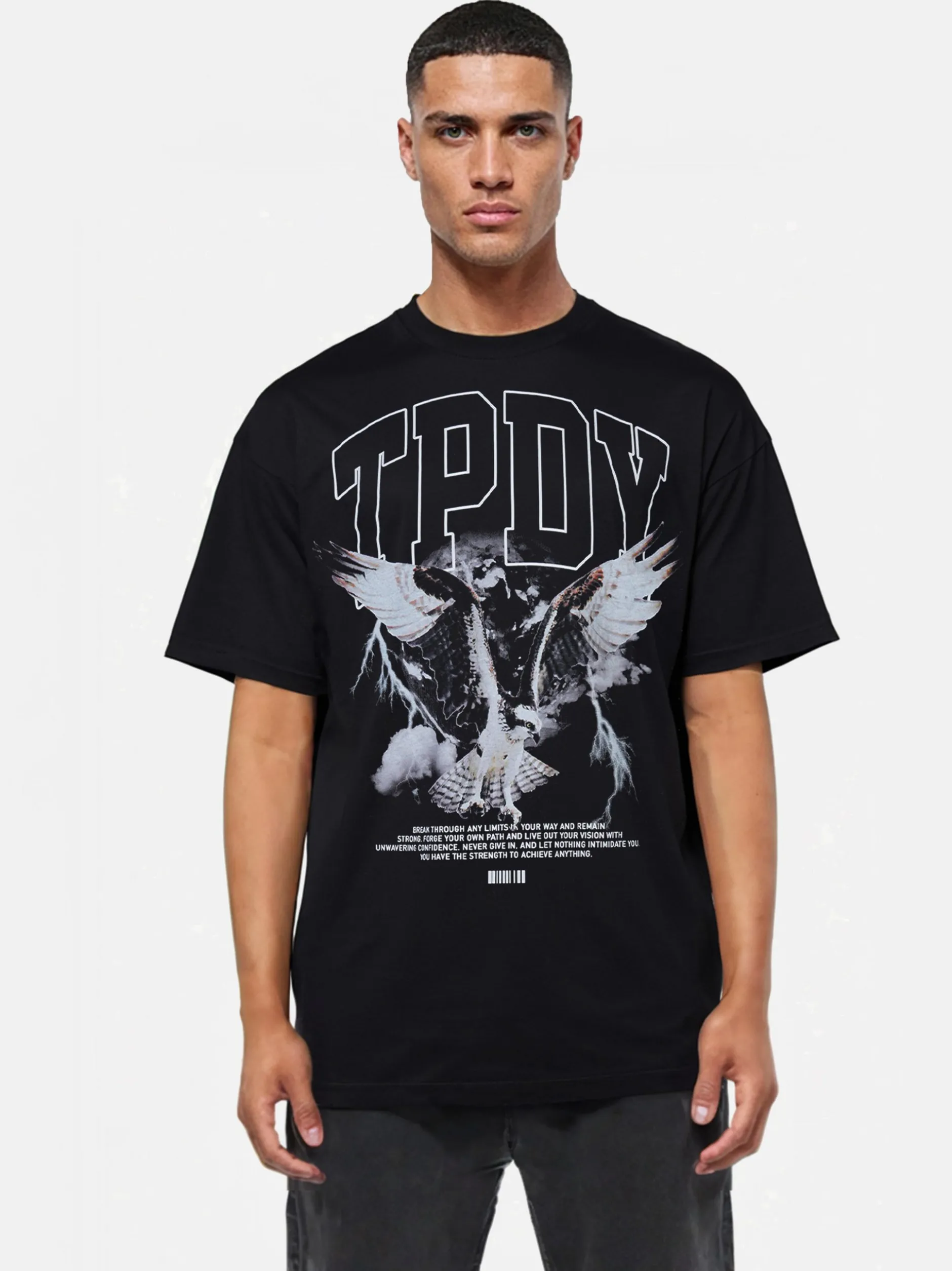 Trueprodigy Herren Oversize-Shirt - Yuki in schwarz
