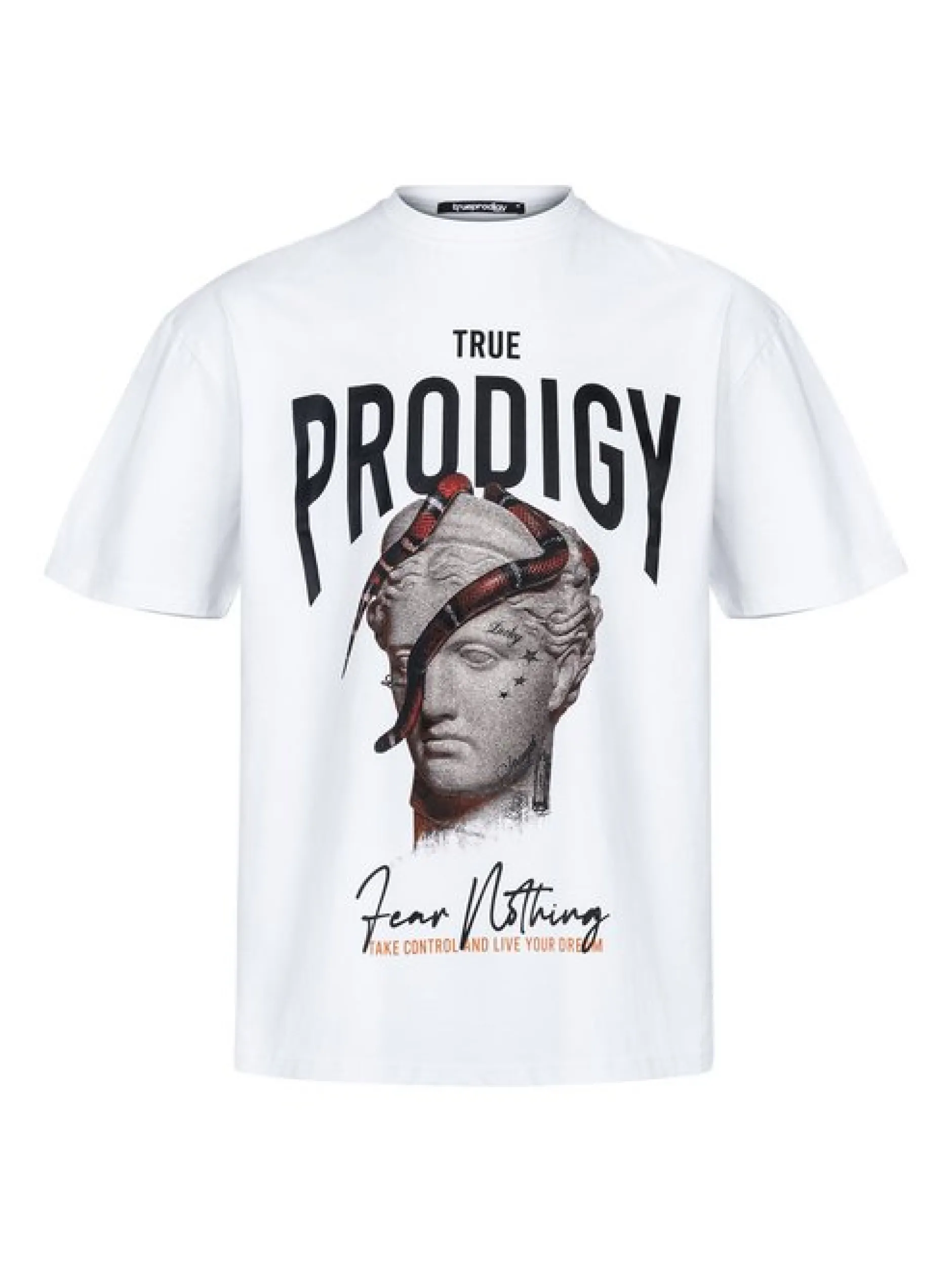 Trueprodigy Herren Oversize-Shirt - Jamie in weiß
