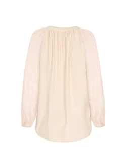 Usha Damen Bluse in beige