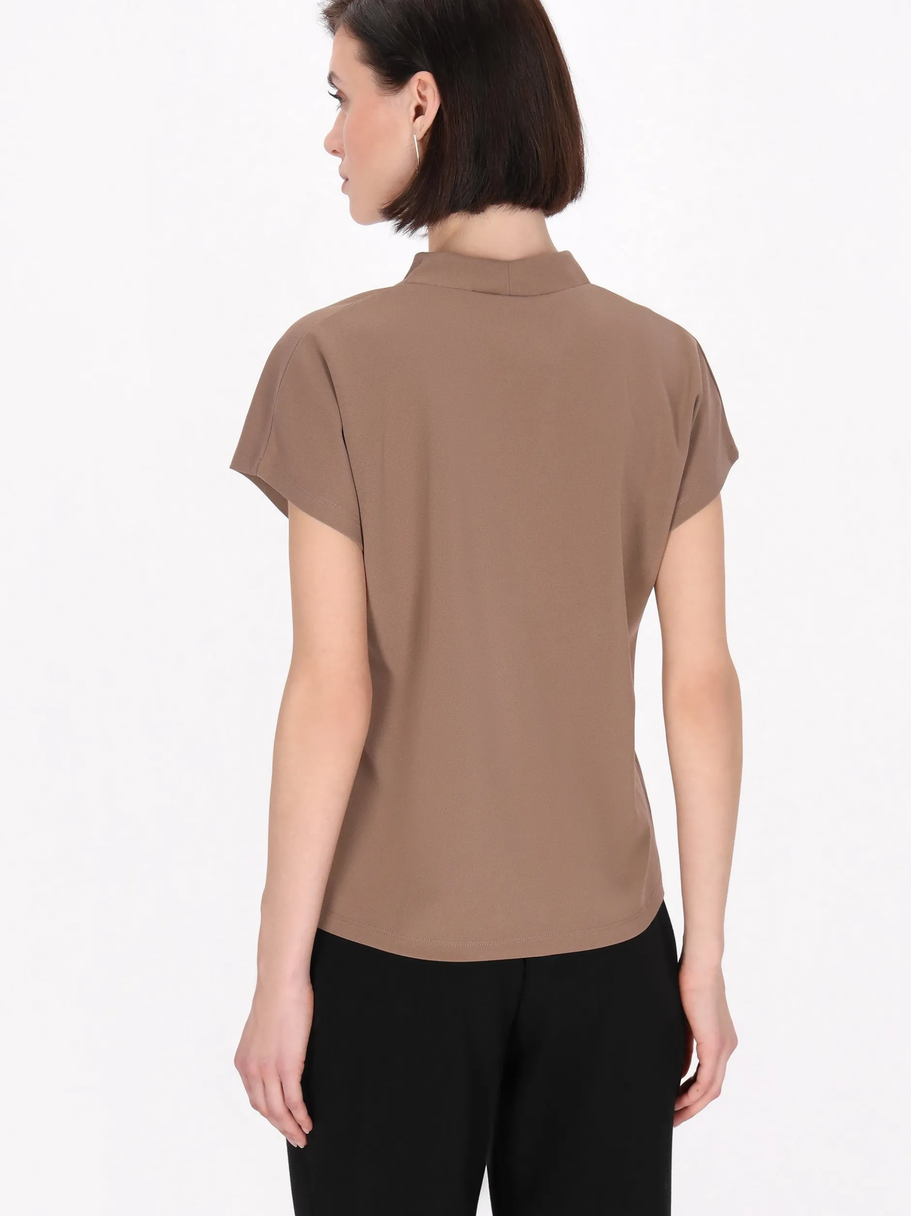 Usha Damen Bluse in beige