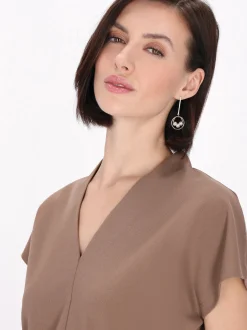 Usha Damen Bluse in beige