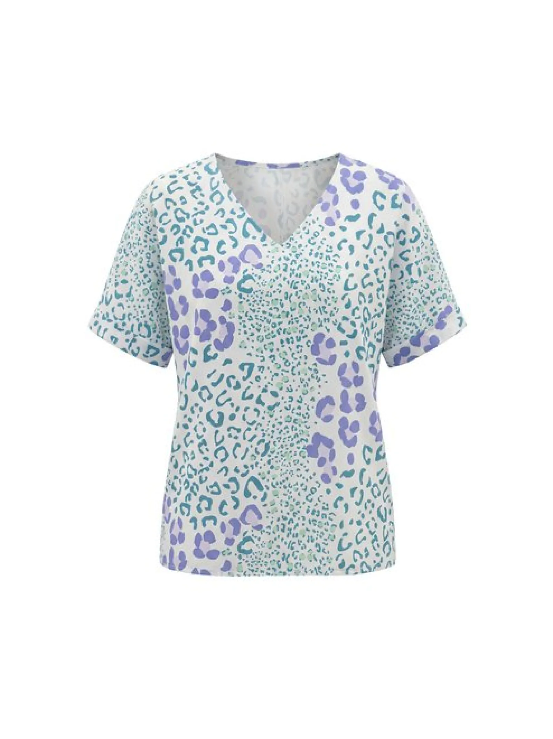 Usha Damen Bluse in blau