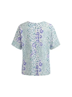 Usha Damen Bluse in blau