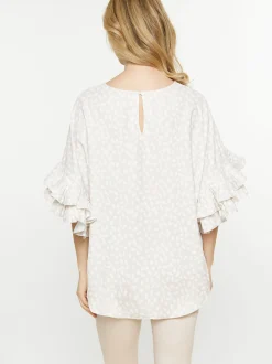 Usha Damen Bluse in braun