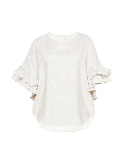 Usha Damen Bluse in braun