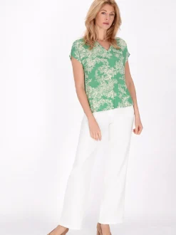 Usha Damen Bluse in grün