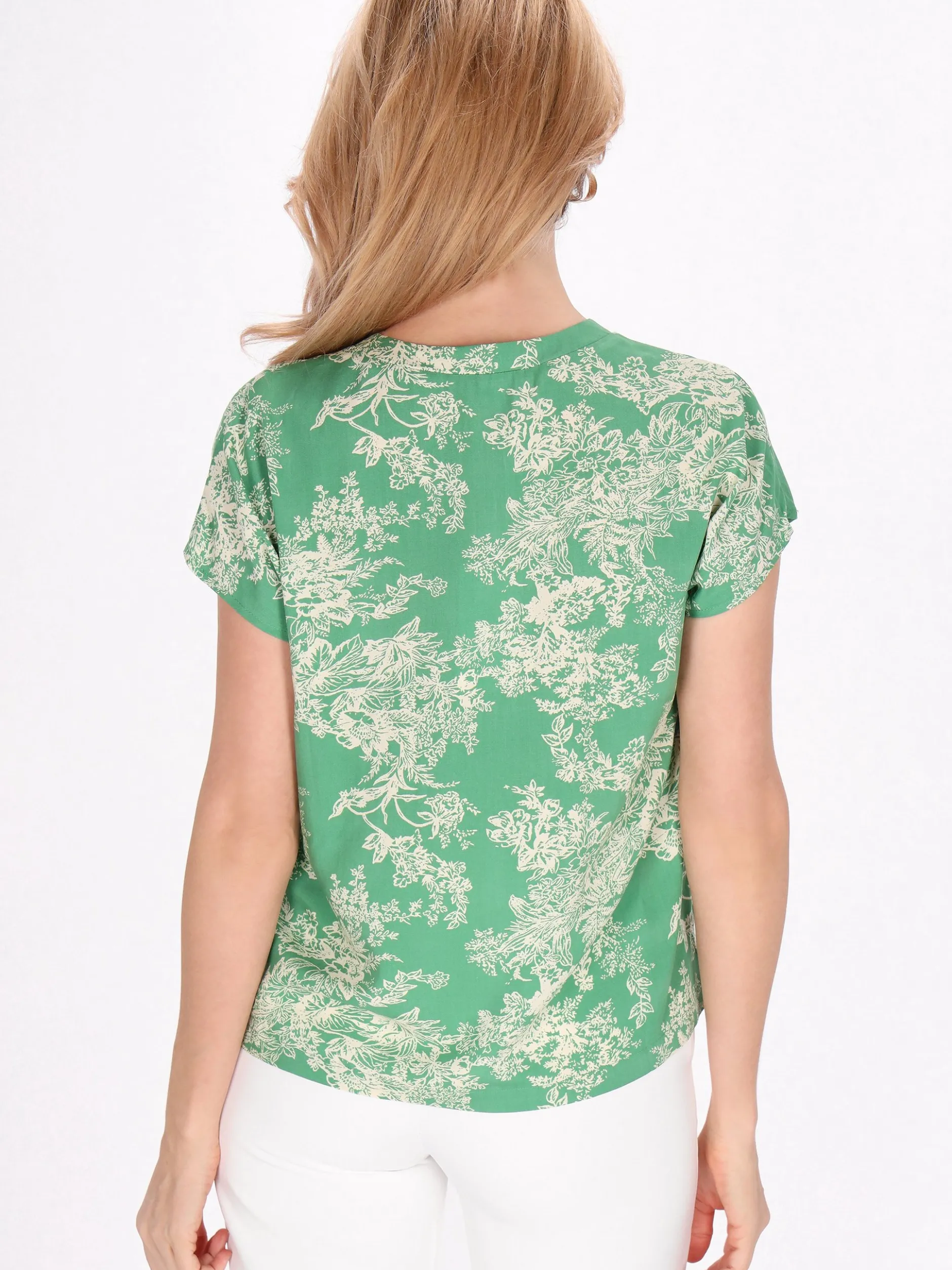 Usha Damen Bluse in grün