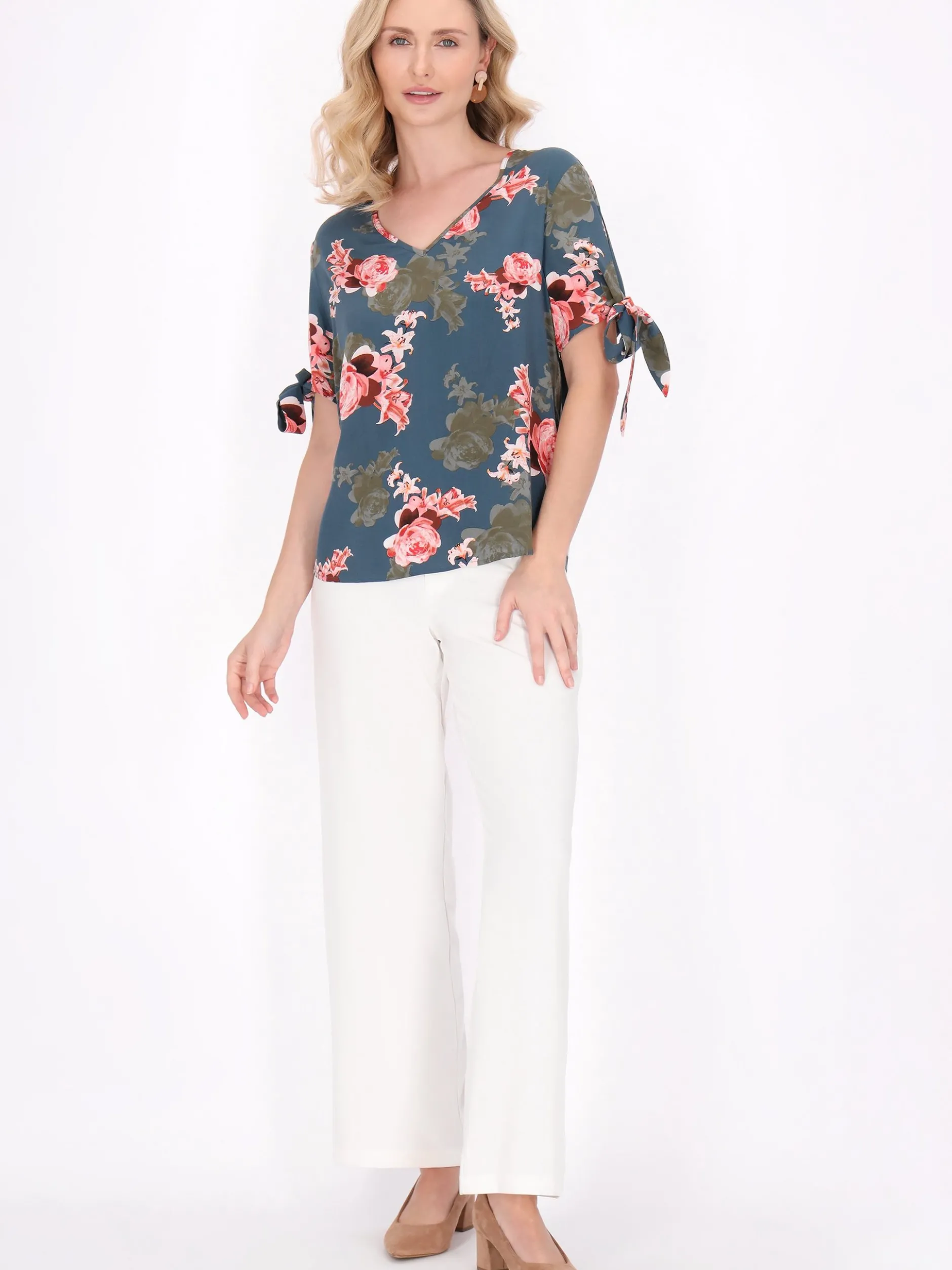 Usha Damen Bluse in grün