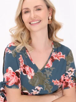 Usha Damen Bluse in grün
