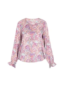 Usha Damen Bluse in lila