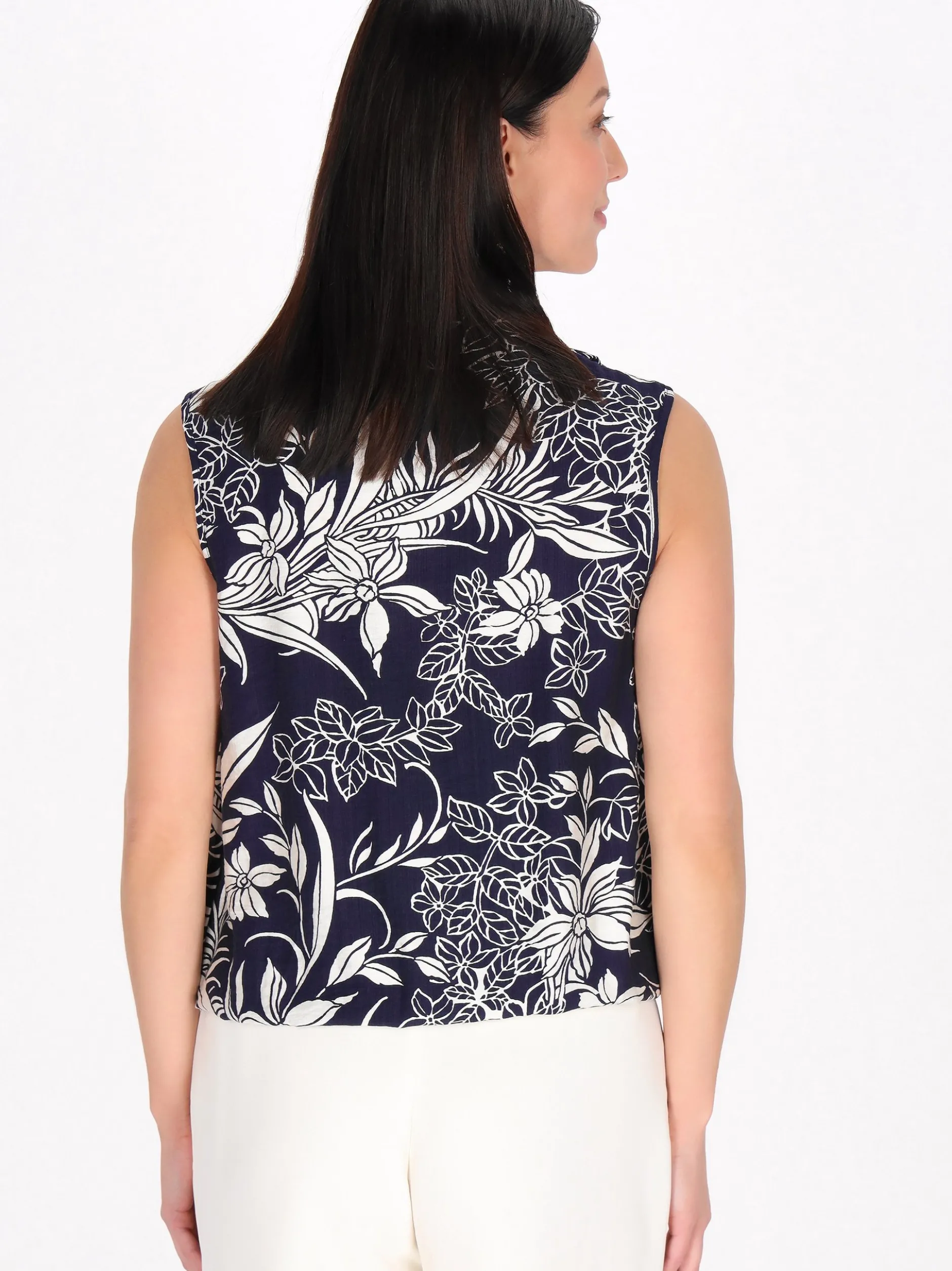 Usha Damen Bluse in marine