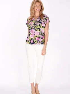 Usha Damen Bluse in marine