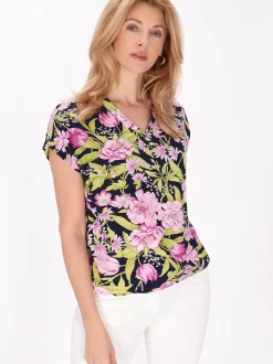 Usha Damen Bluse in marine