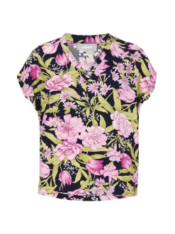 Usha Damen Bluse in marine