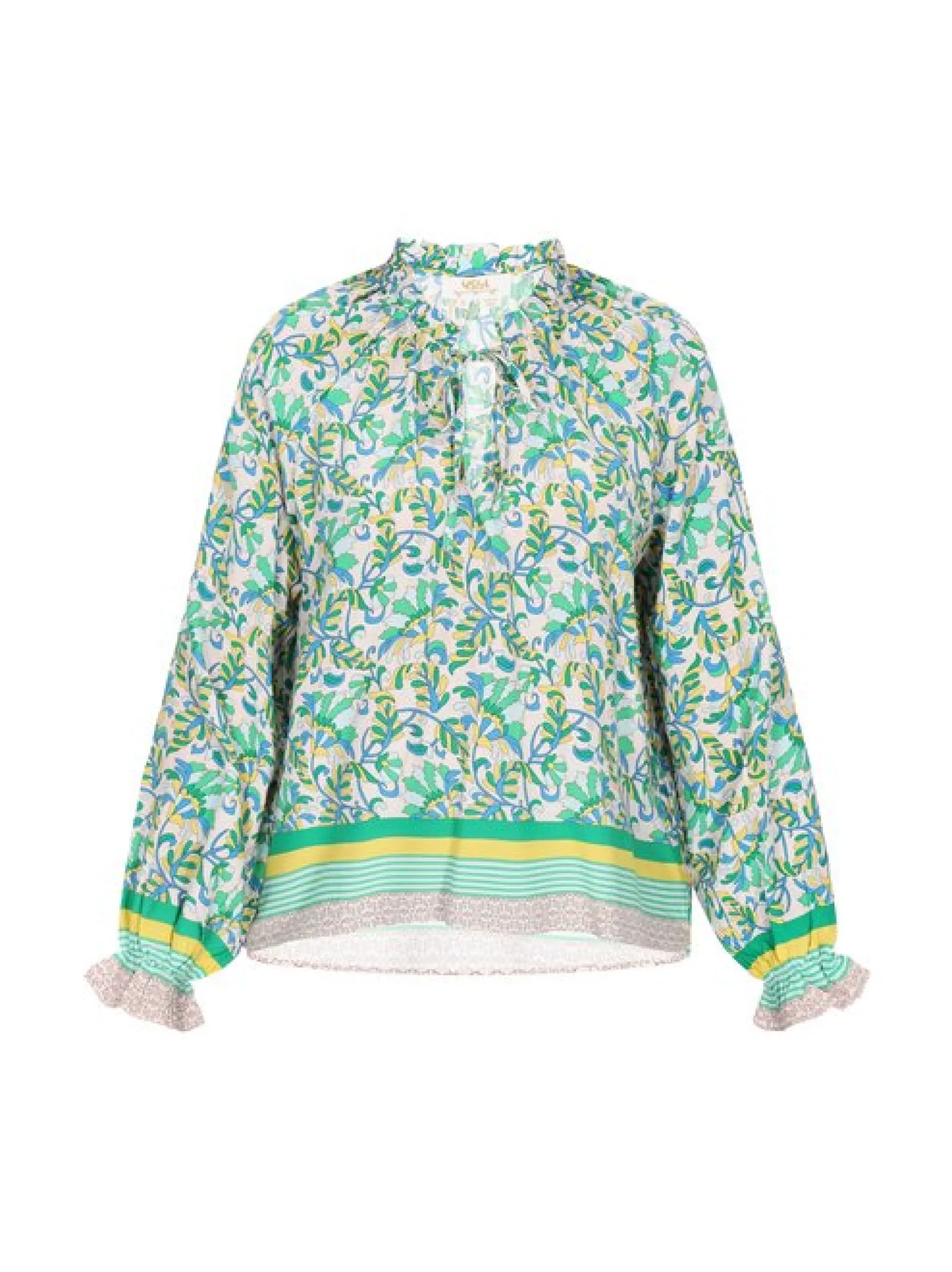 Usha Damen Bluse in mehrfarbig