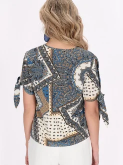 Usha Damen Bluse in mehrfarbig