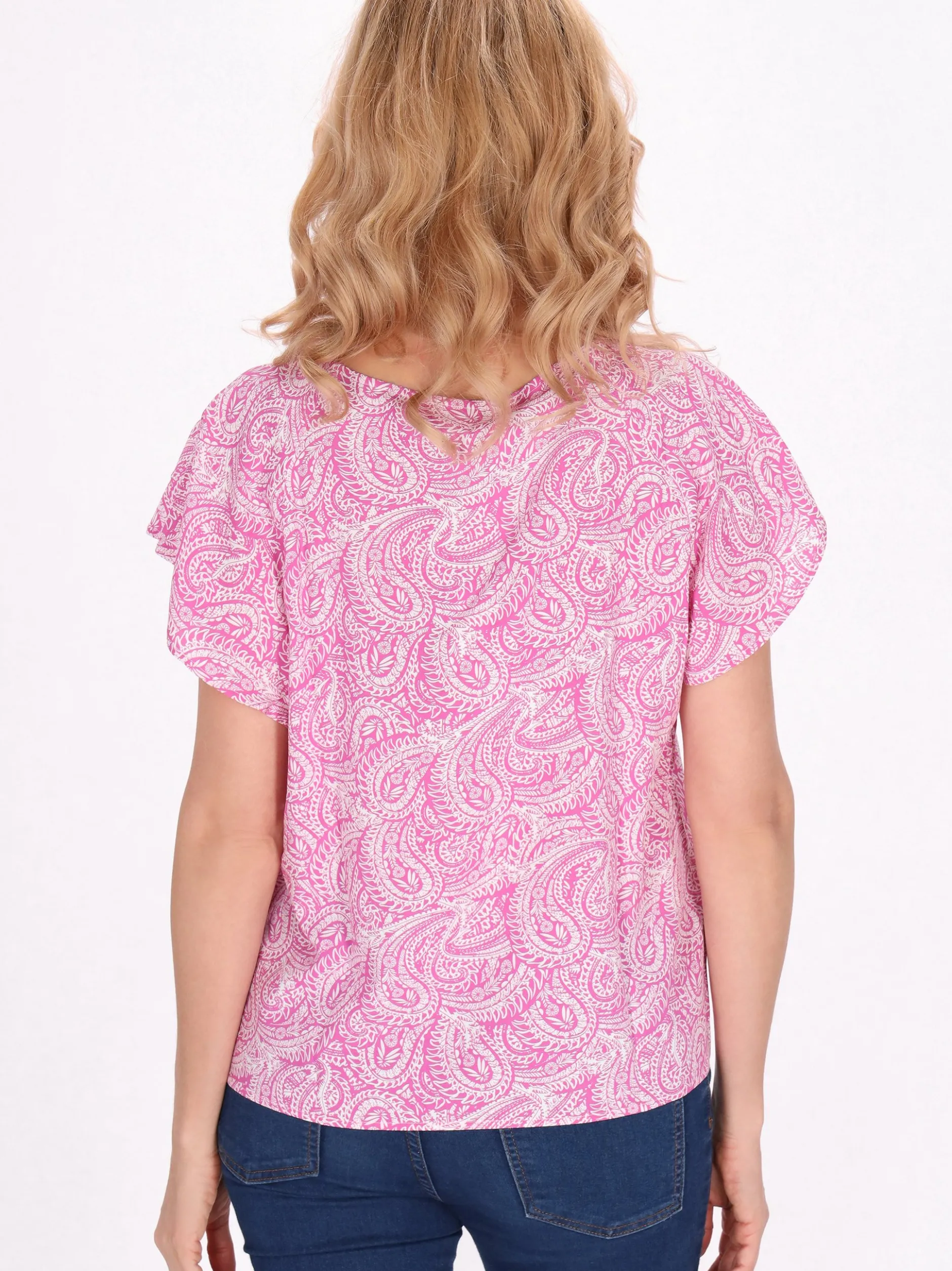 Usha Damen Bluse in pink