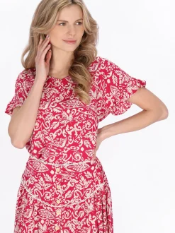 Usha Damen Bluse in rosa