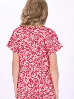 Usha Damen Bluse in rosa