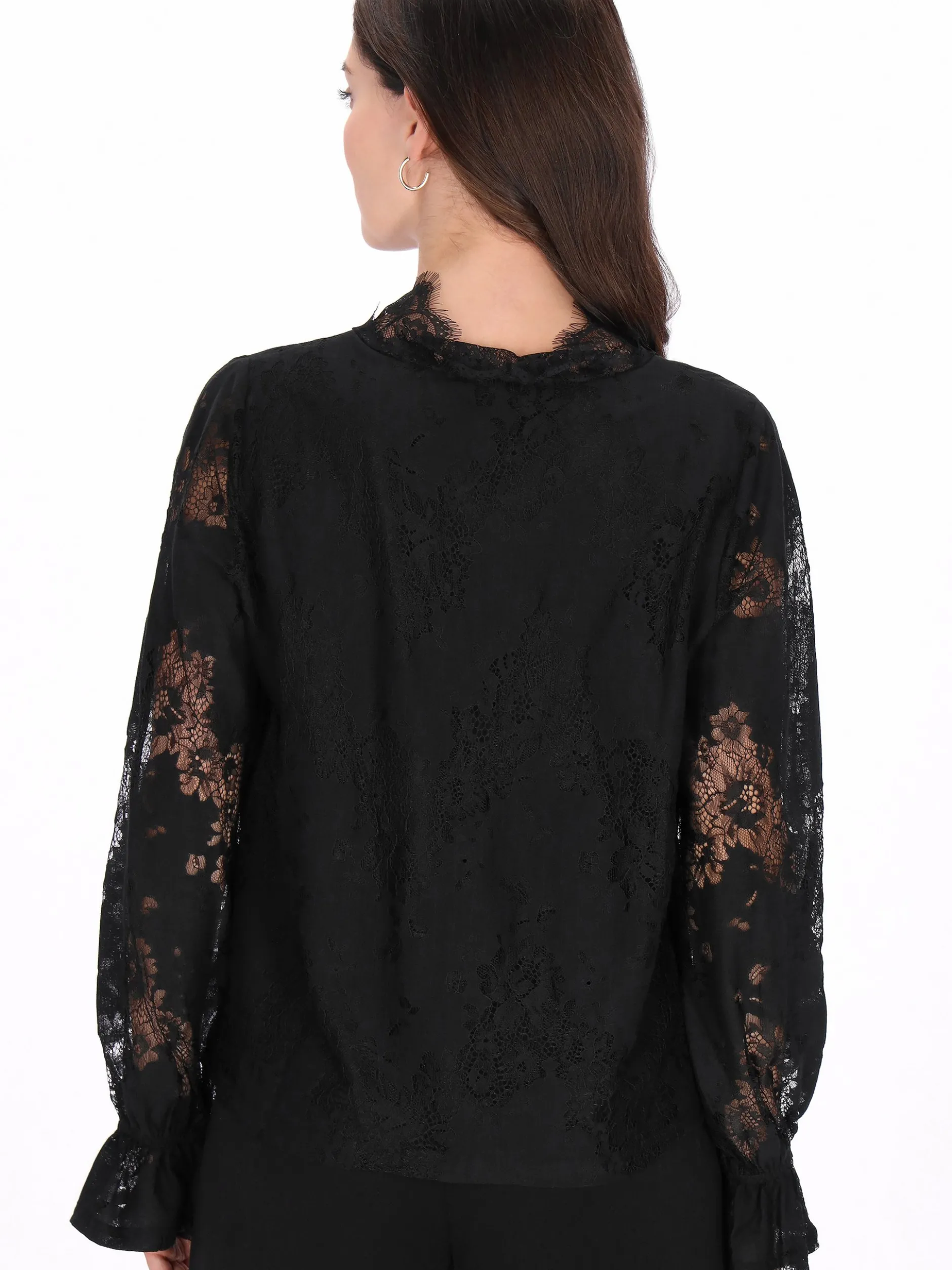 Usha Damen Bluse in schwarz