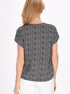 Usha Damen Bluse in schwarz