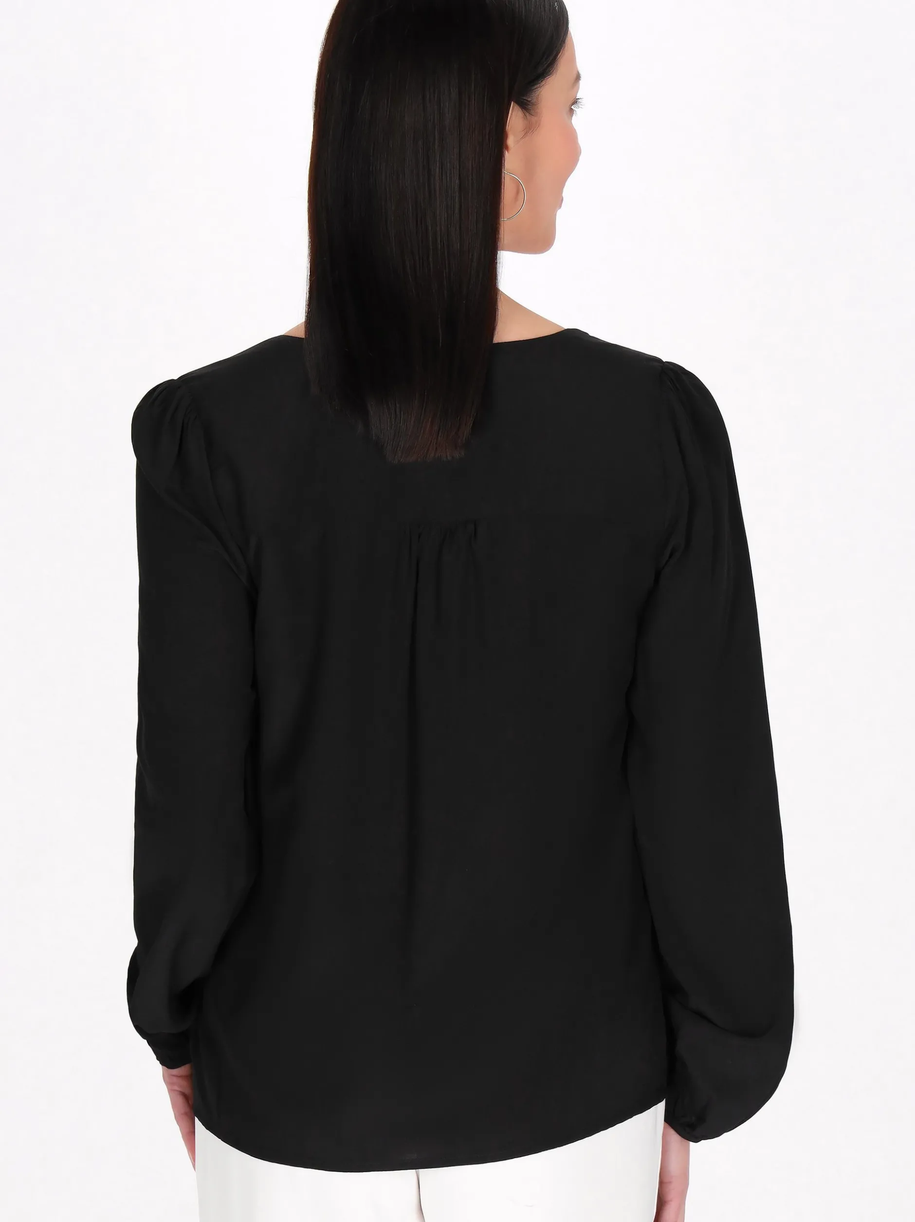 Usha Damen Bluse in schwarz