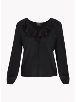 Usha Damen Bluse in schwarz