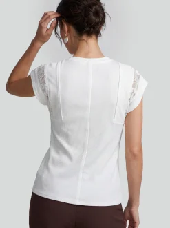 Usha Damen Bluse in weiß