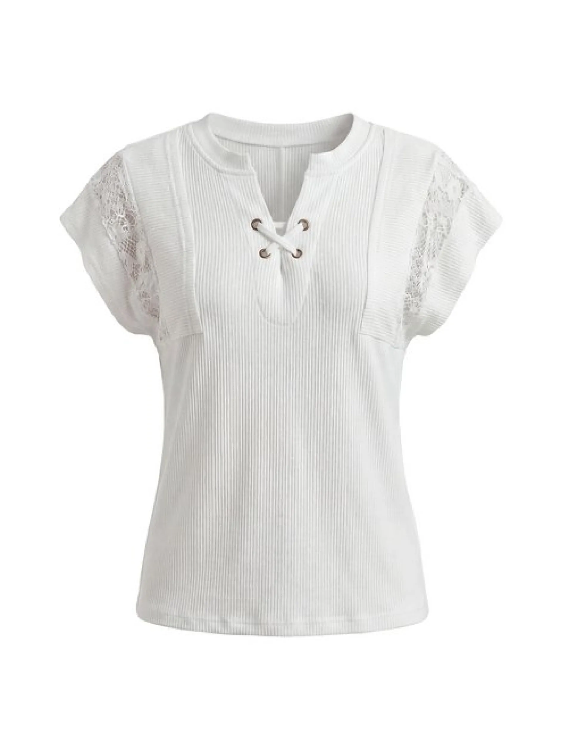 Usha Damen Bluse in weiß