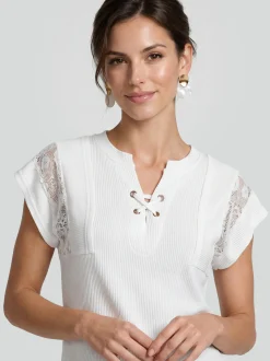 Usha Damen Bluse in weiß