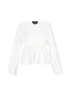 Usha Damen Bluse in weiß