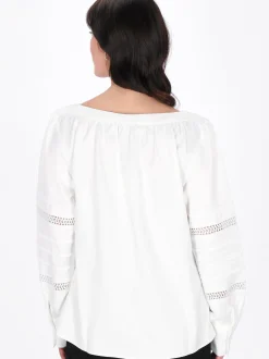 Usha Damen Bluse in weiß