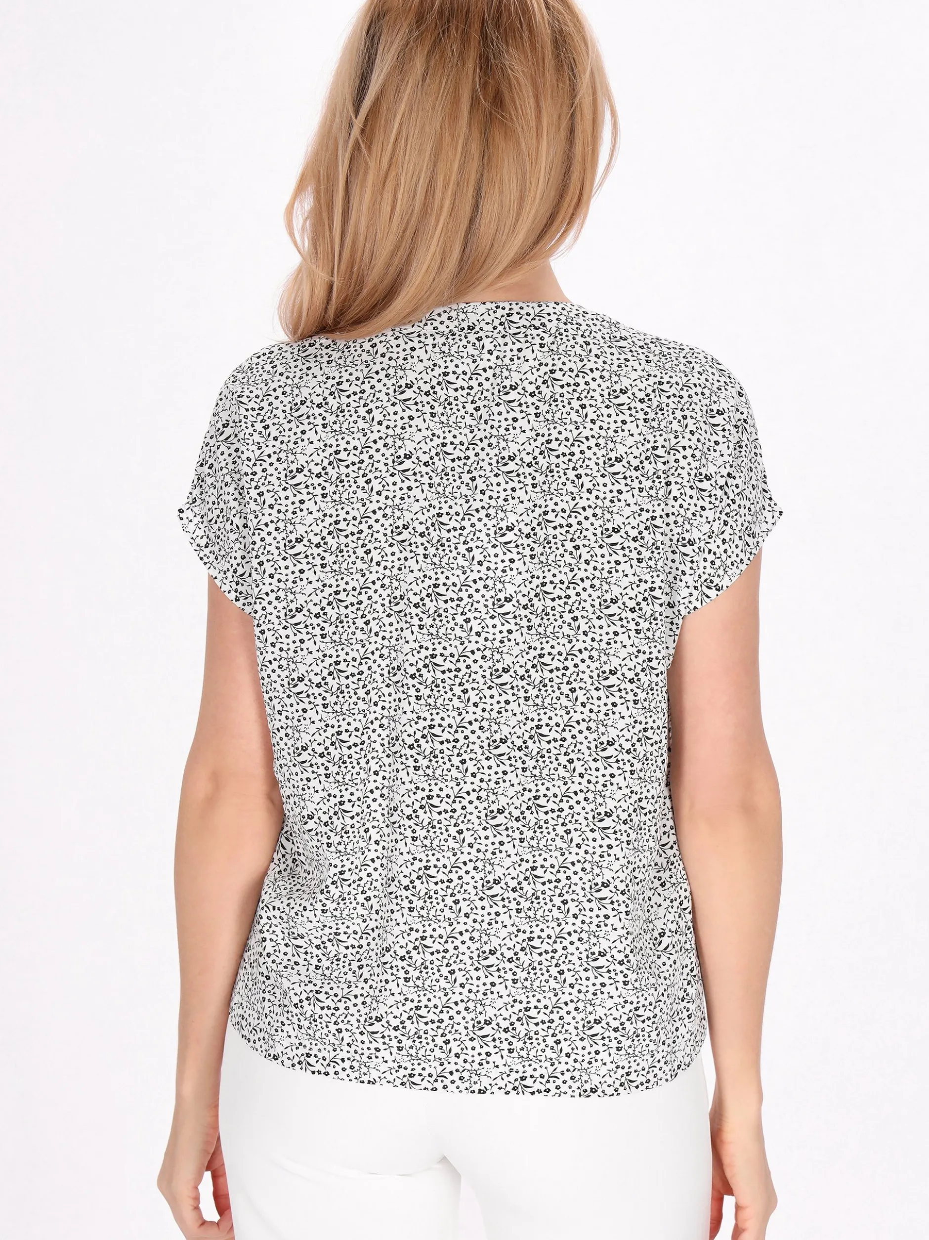 Usha Damen Bluse in weiß