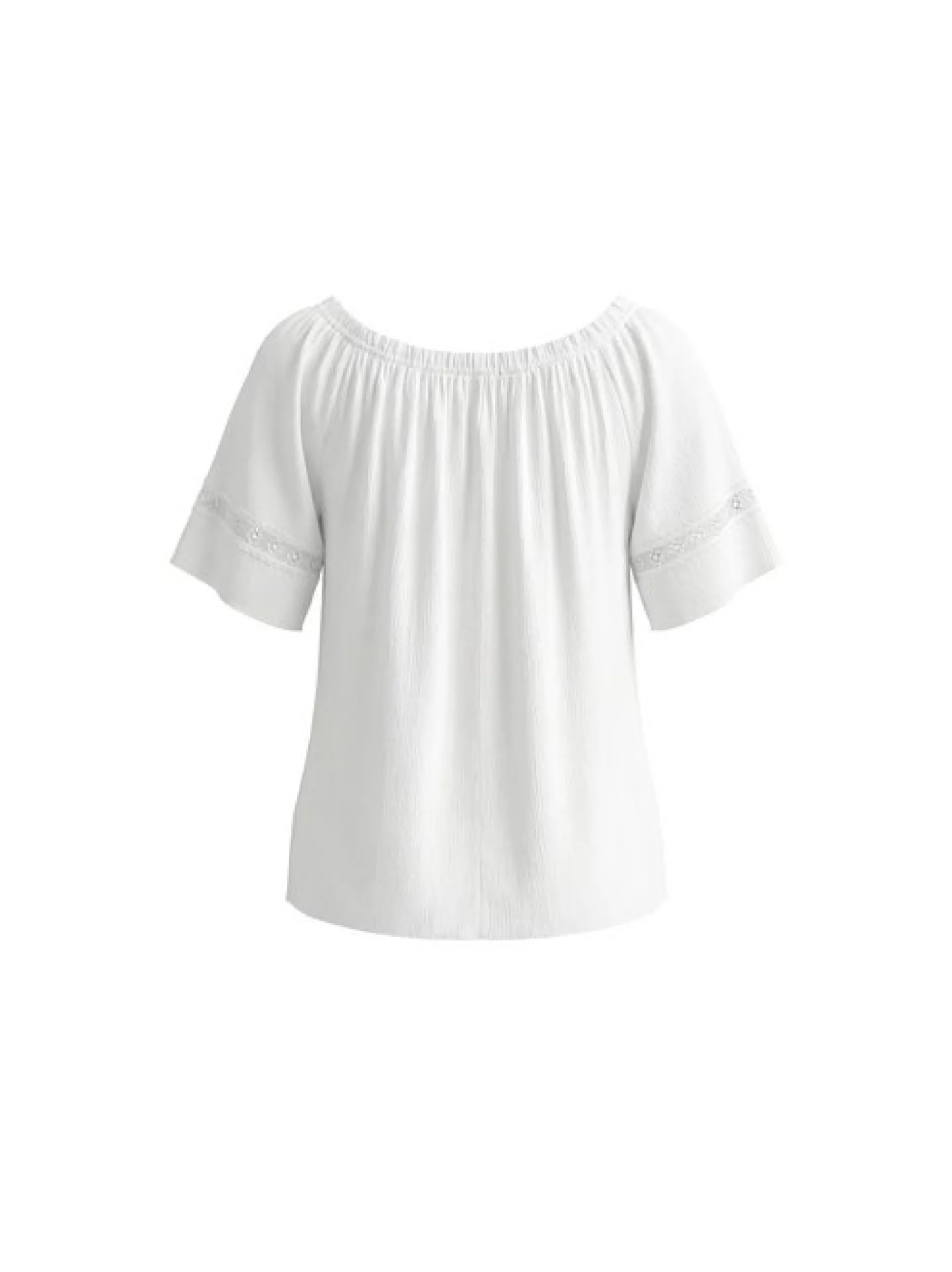 Usha Damen Bluse in weiß