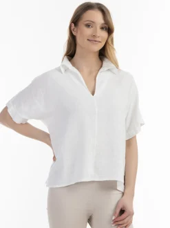 Usha Damen Blusenshirt in weiß