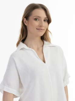 Usha Damen Blusenshirt in weiß