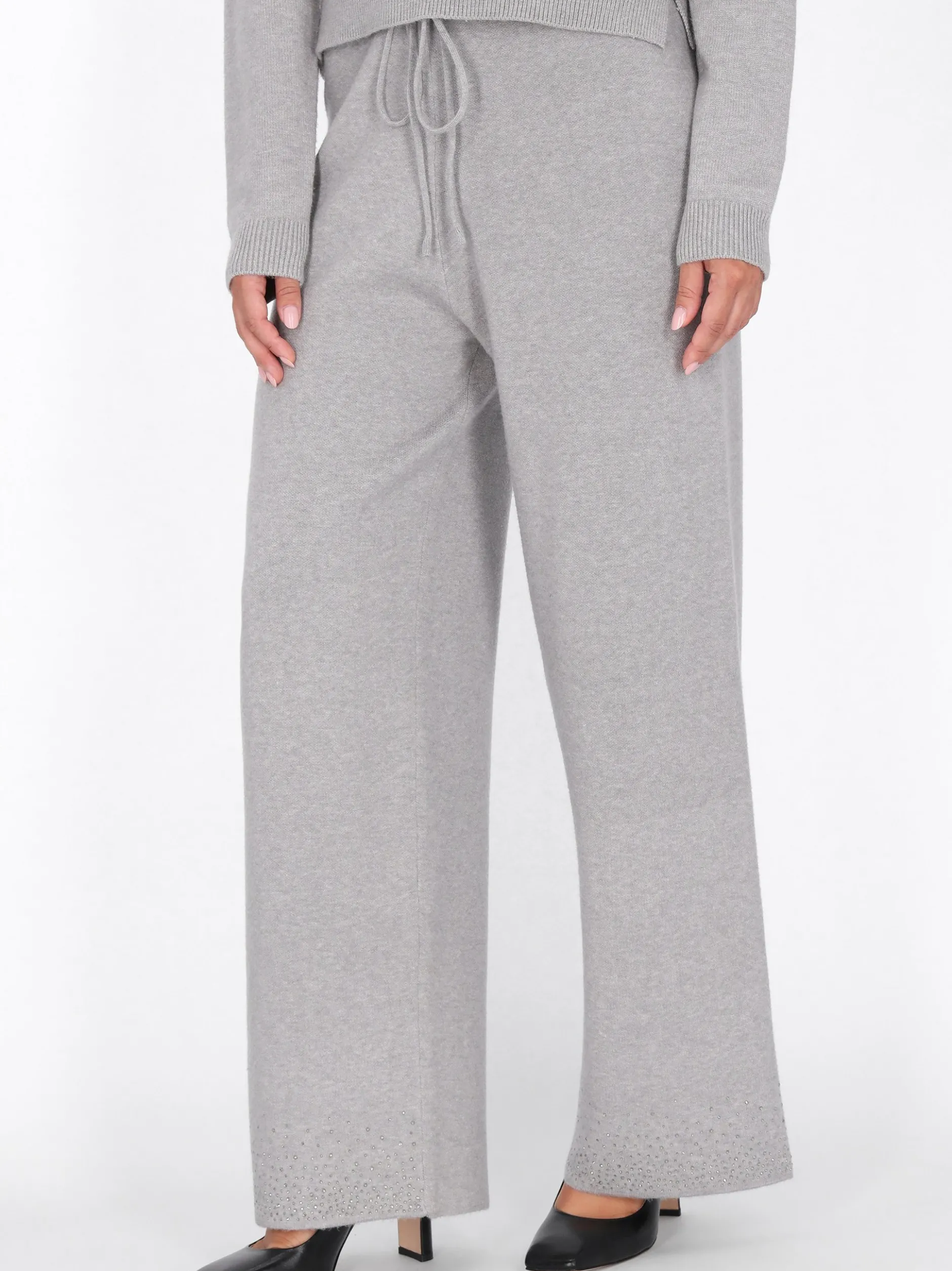 Usha Damen Hose in grau