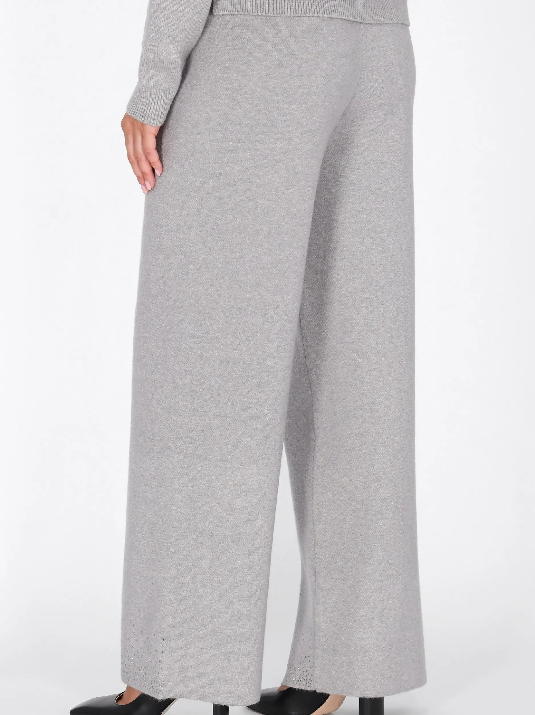 Usha Damen Hose in grau