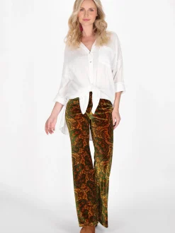 Usha Damen Hose in mehrfarbig