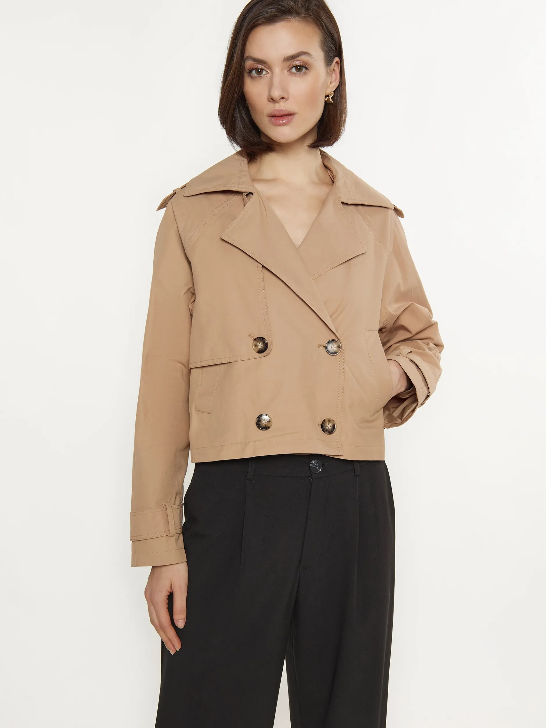 Usha Damen Jacke in ecru