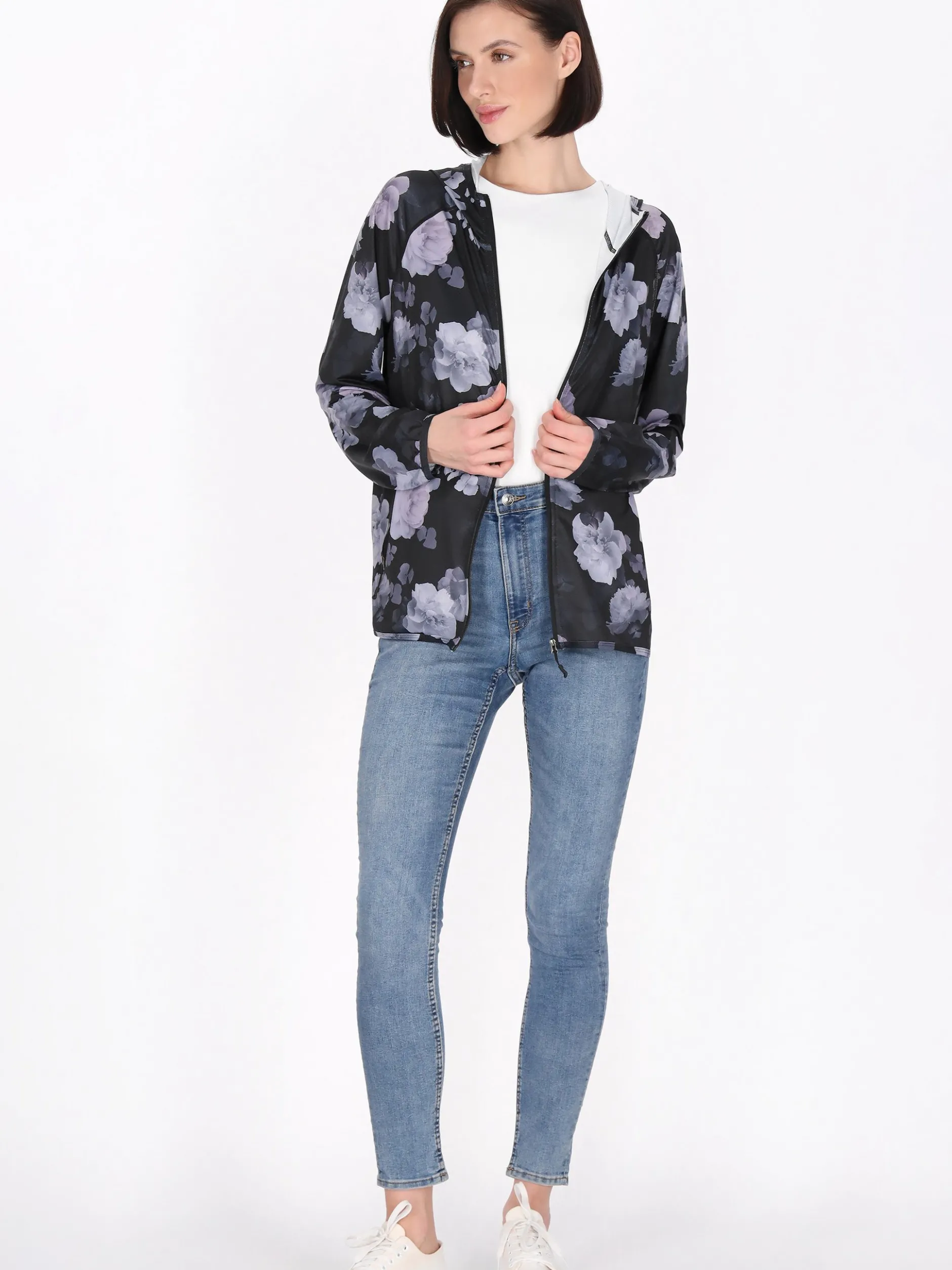 Usha Damen Jacke in mehrfarbig