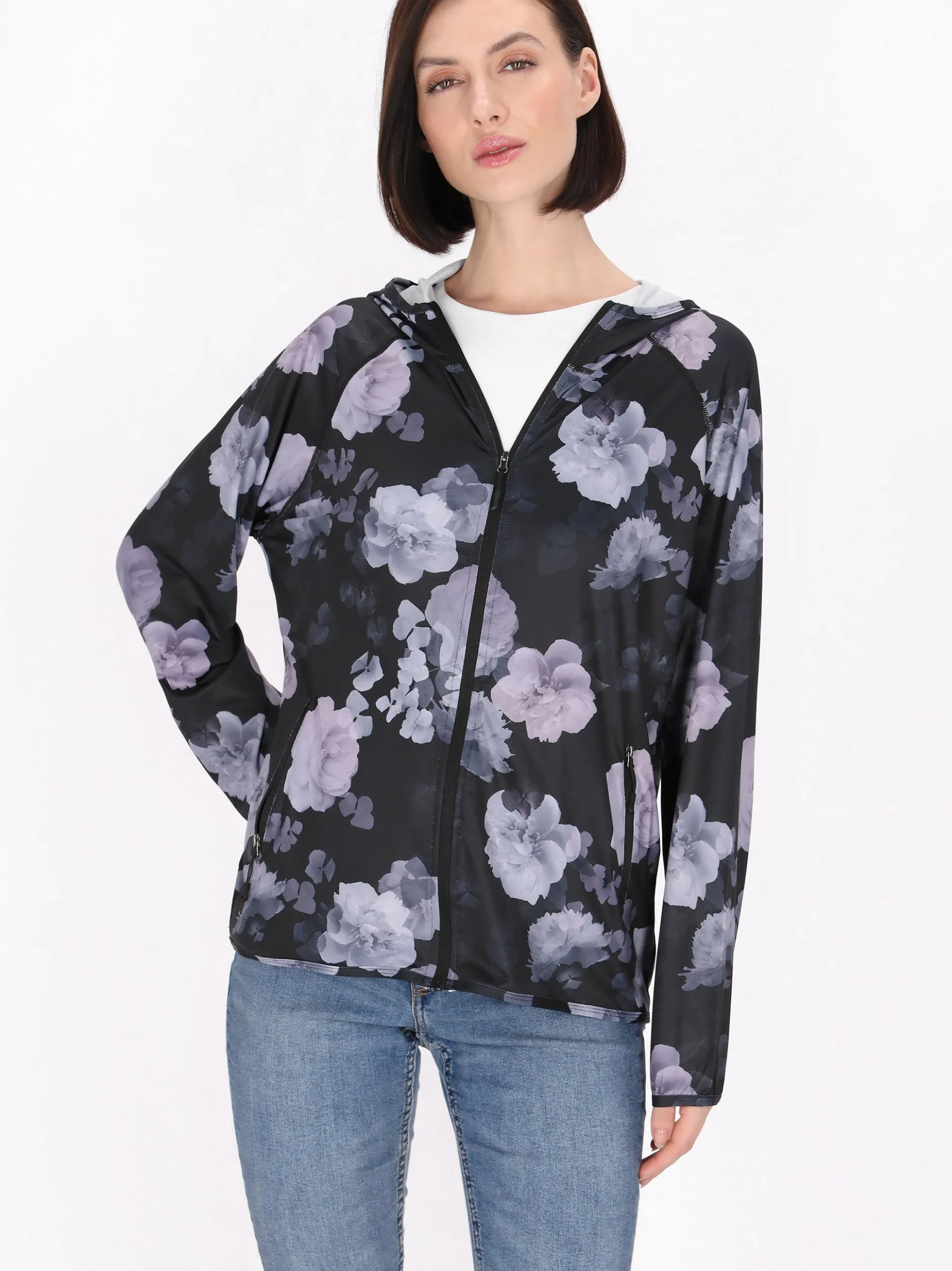 Usha Damen Jacke in mehrfarbig